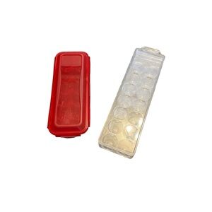 Red and‎ Clear Egg Storage Containers